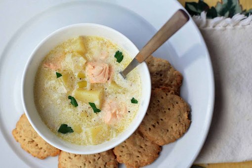 Лохикейтто – финский сливочный суп с лососем 2eMAp9QhSqY